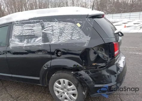 2019 Dodge Journey Se from USA, damaged, VIN 3C4PDCBB9KT757813